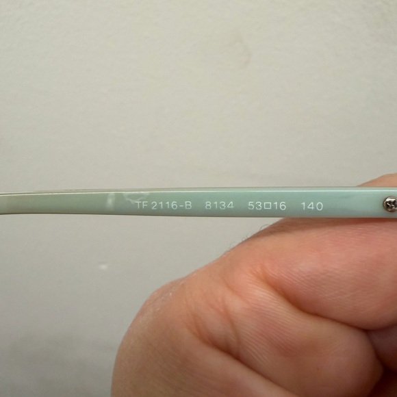 Authentic Tiffany & Co. Mint Green Eyeglasses - Picture 4 of 6
